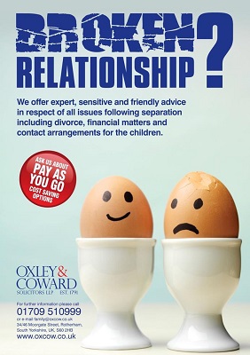 Oxley & Coward family law broken relationship