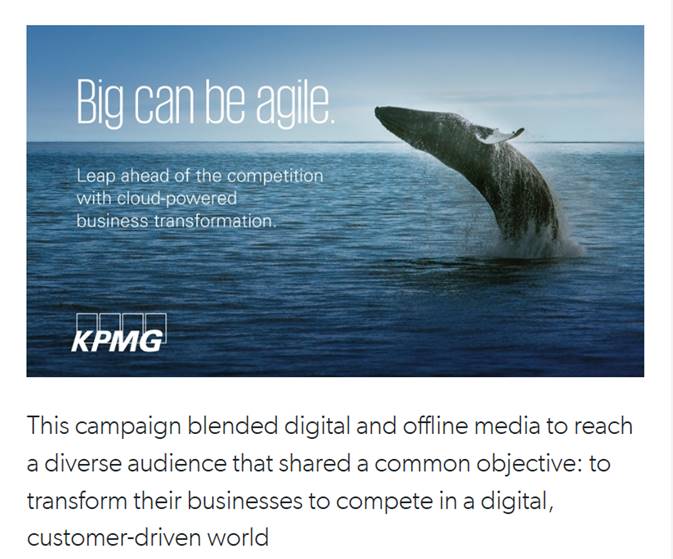 Accountancy marketing case study - How KPMG influenced £35 million in new business by blending digital and offline media