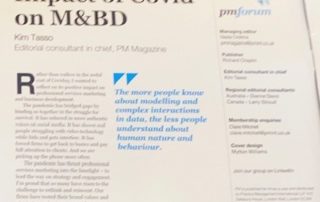 Impact of Covid on marketing and business development