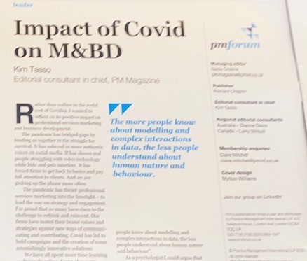 Impact of Covid on marketing and business development