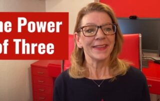 Power of three - Writing and presentation basics (Video)