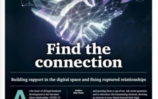 Counsel article - Building rapport in the digital space and fixing ruptured relationships for barristers