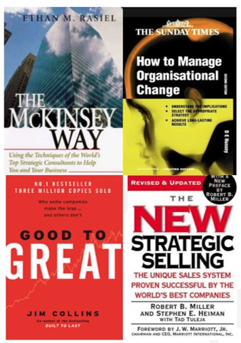 Classic management book reviews – The McKinsey way, Good to great, How to manage organisational change and Strategic Selling