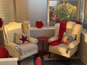 What happens in therapy? Counselling room Kim Tasso